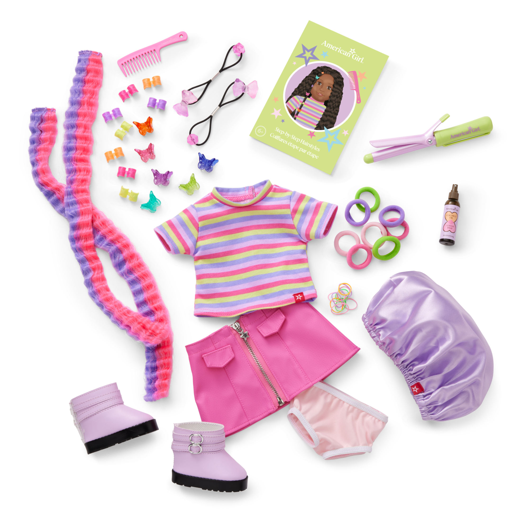 Long Hair Looks By Truly Me 18-Inch Doll #135 & Hair Accessories - Image 3