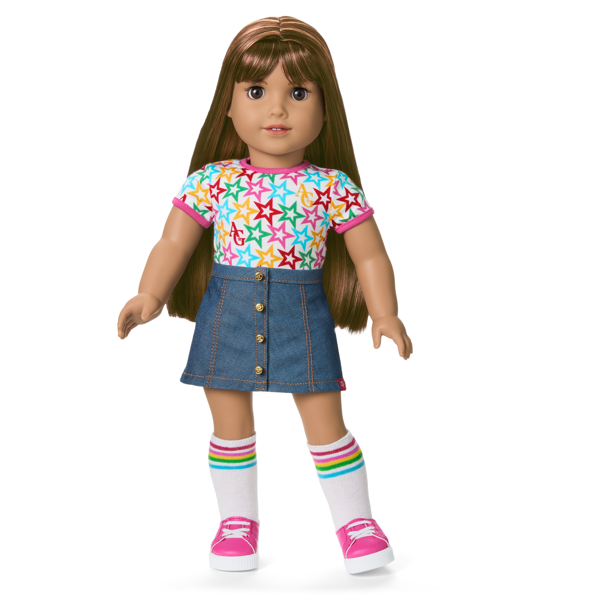 Truly Me 18-Inch Doll #122 With Straight Dark-Brown Hair - Image 9