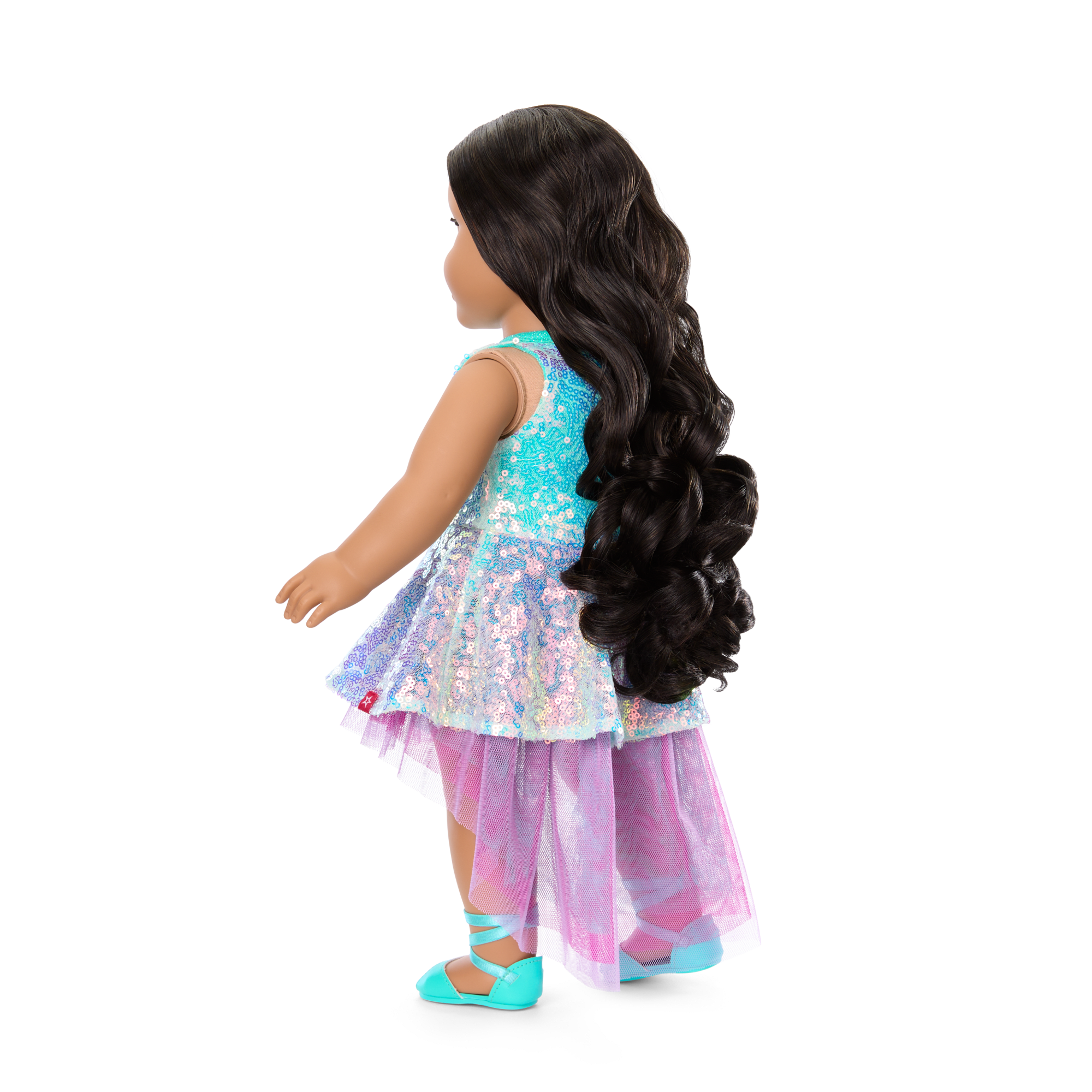 Glam Shimmering Ocean Outfit For 18-Inch Dolls - Image 6