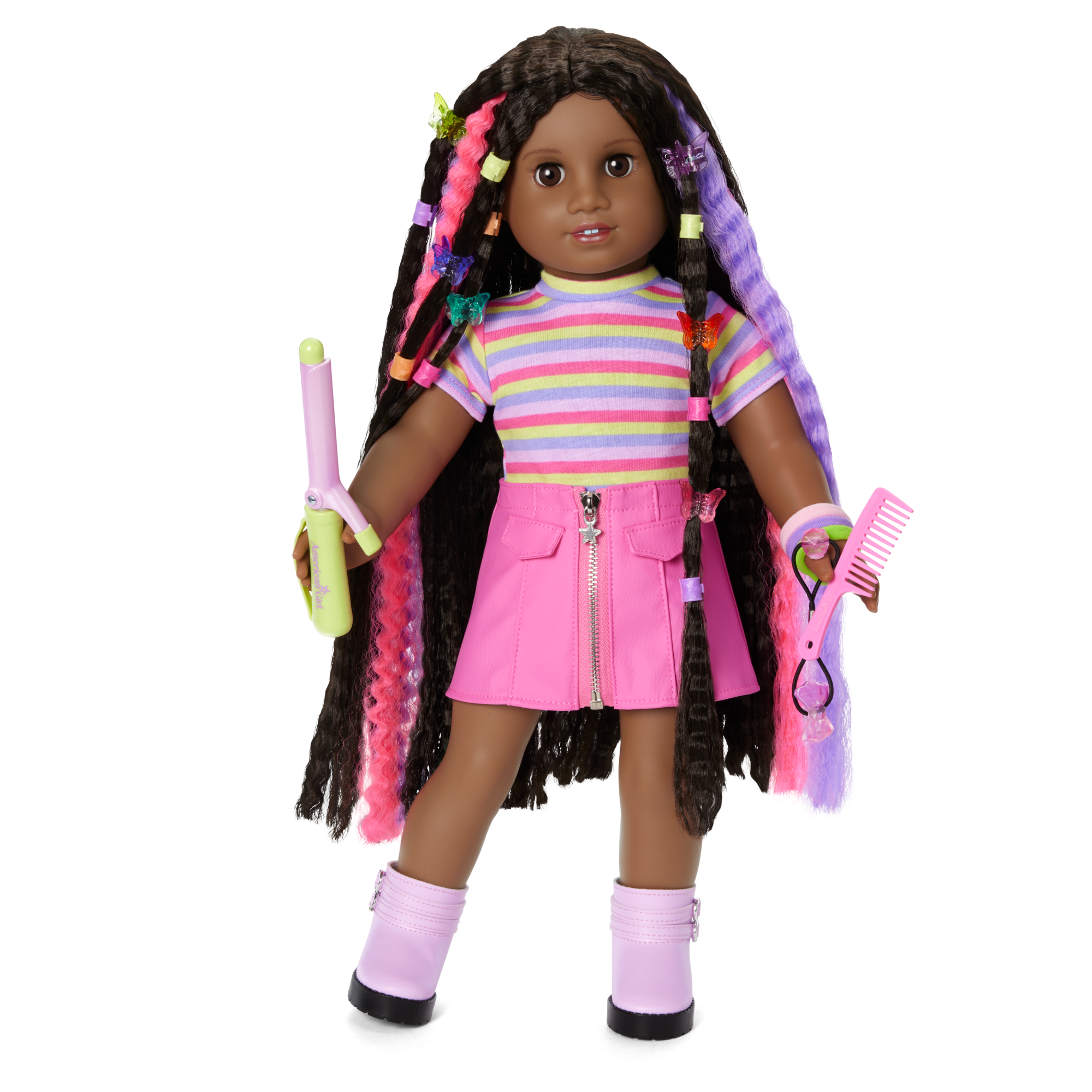 Long Hair Looks By Truly Me 18-Inch Doll #135 & Hair Accessories - Image 2