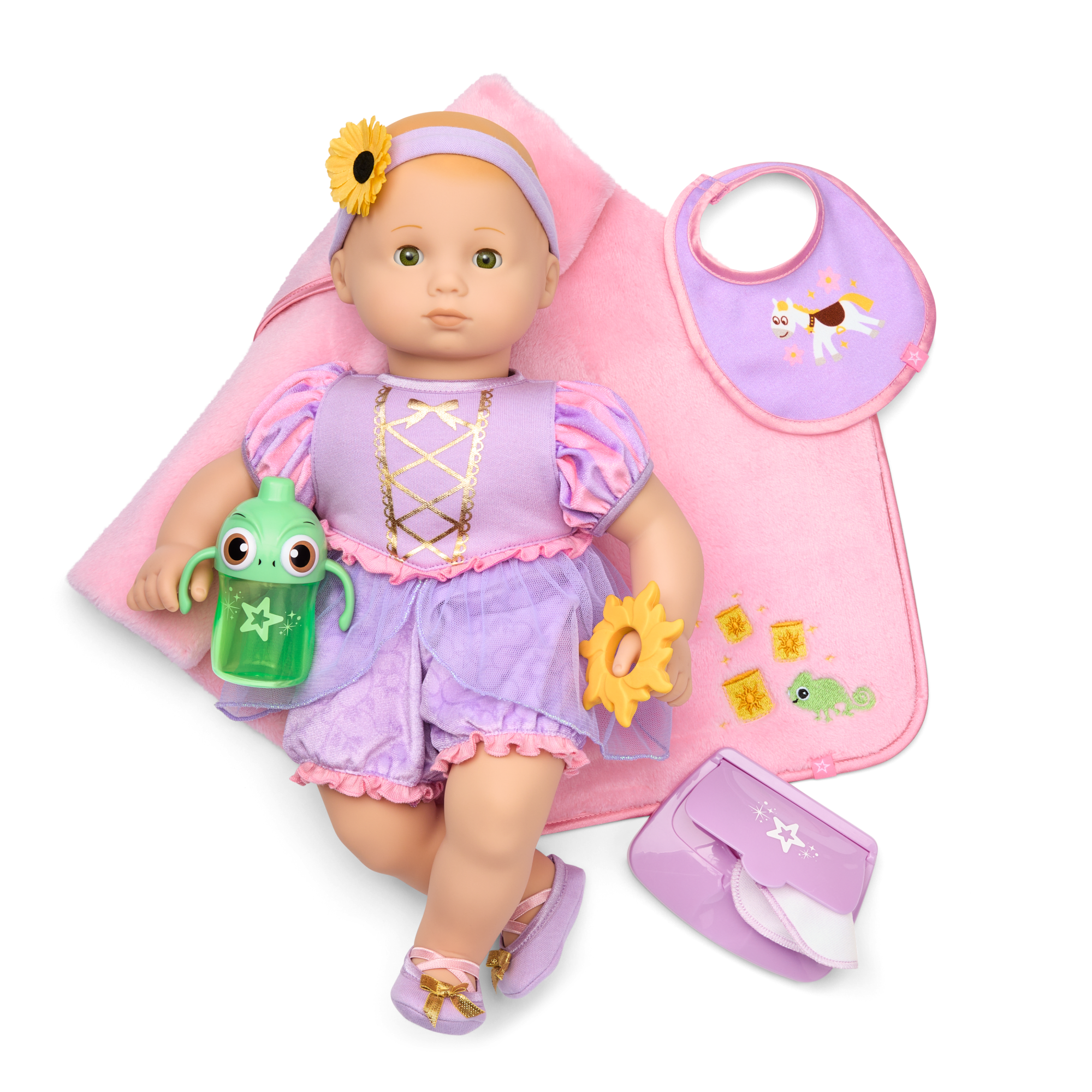 Disney Princess Rapunzel Cuddle & Care Set With Bitty Baby Doll By American Girl - Image 2