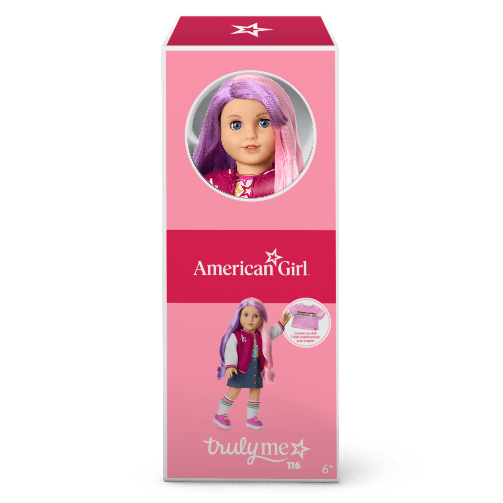 Truly Me 18-Inch Doll #116 With Wavy Purple-And-Pink Hair - Image 18