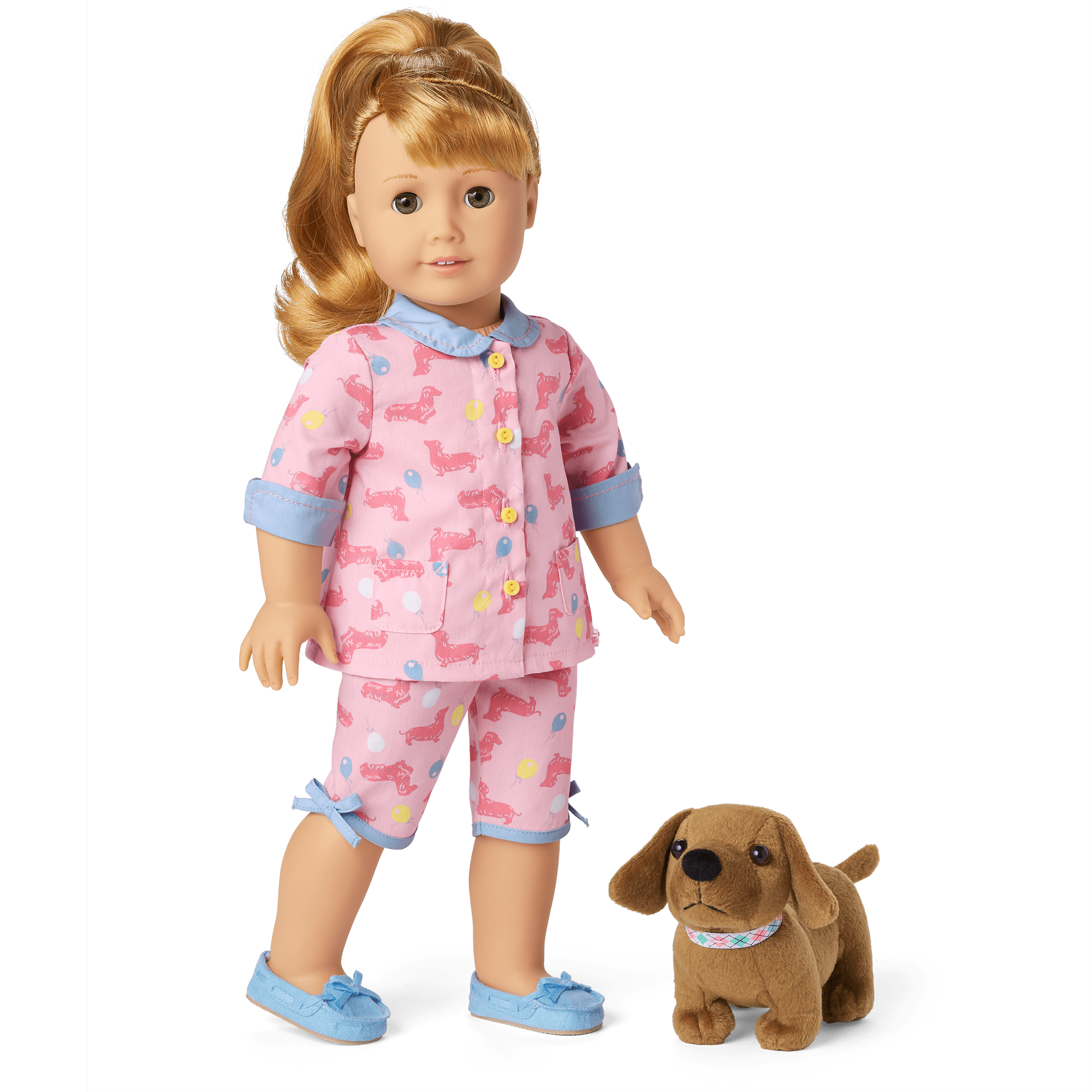 Maryellen's Dachshund Pajamas & Dog (Historical Characters)