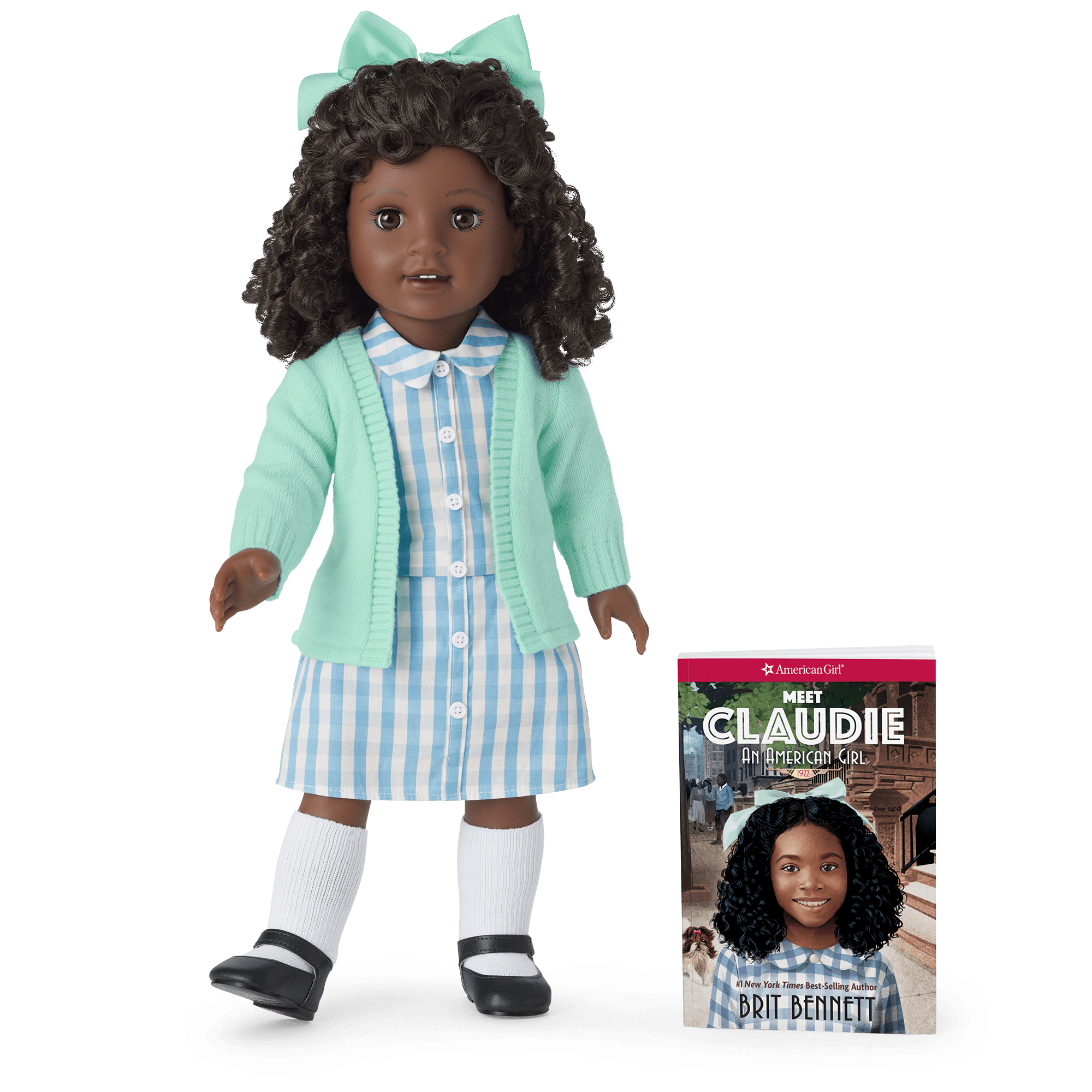 Claudie 18-Inch Doll & Book (Historical Characters)