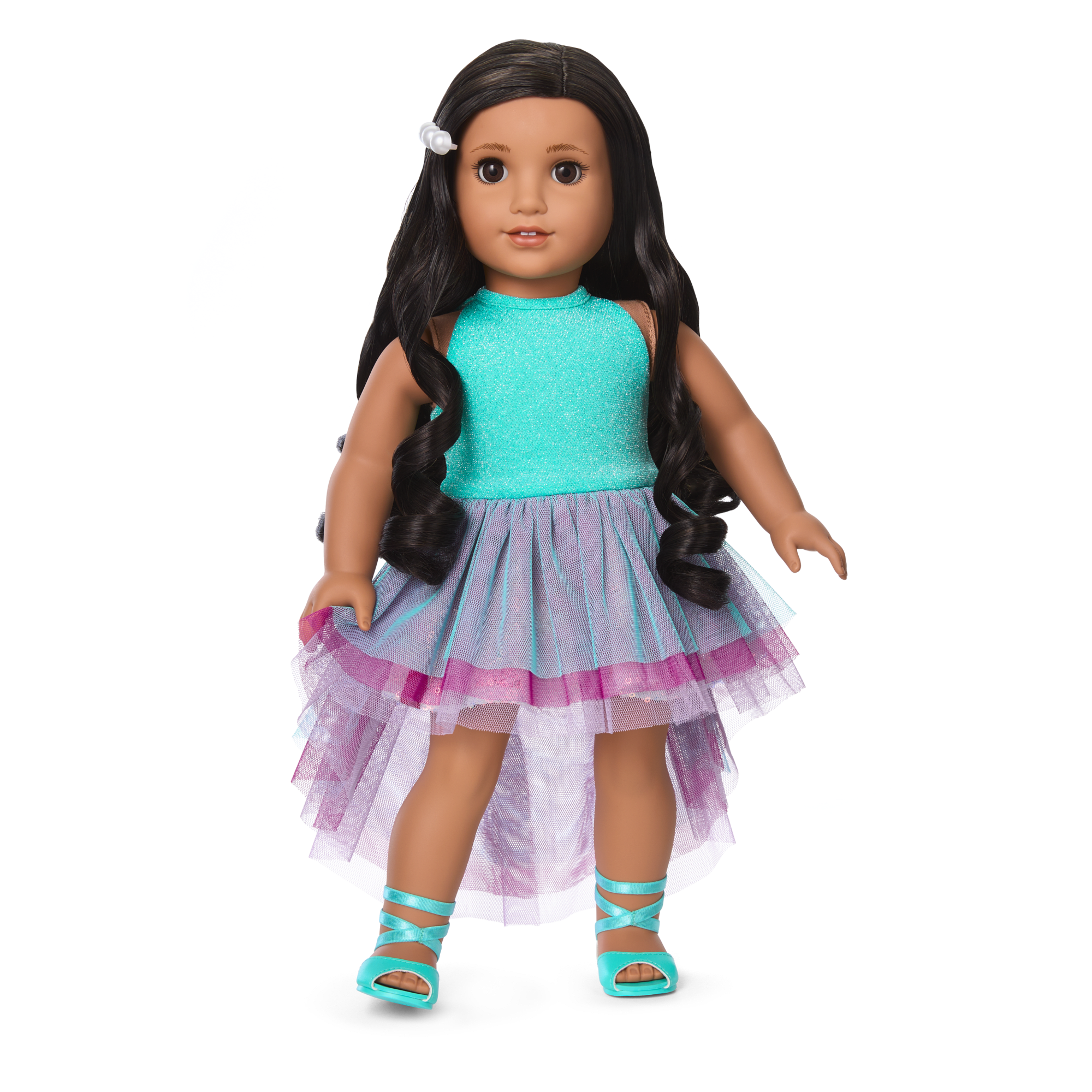 Glam Shimmering Ocean Outfit For 18-Inch Dolls - Image 7
