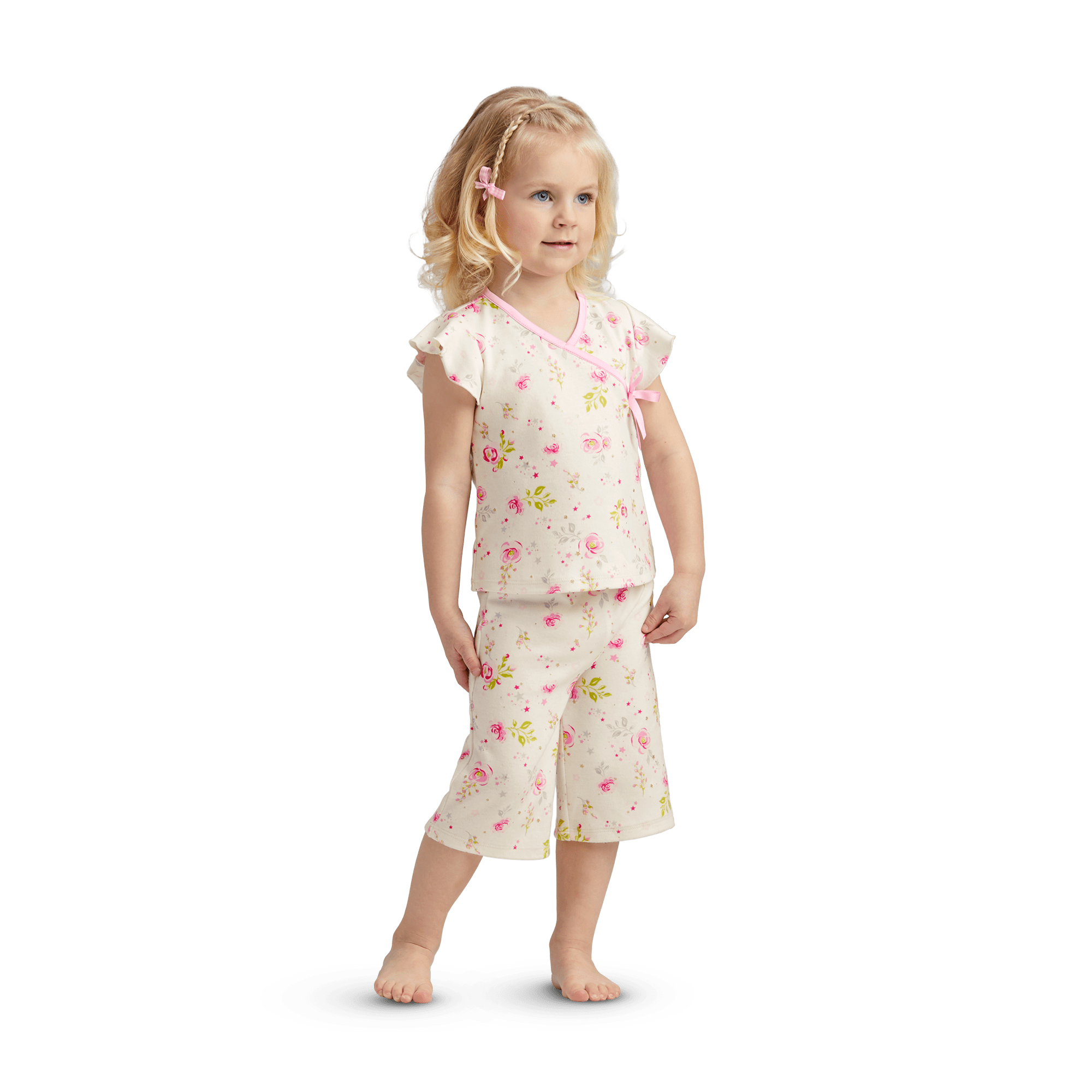 Beautiful Blooms Pajamas For Little Girls