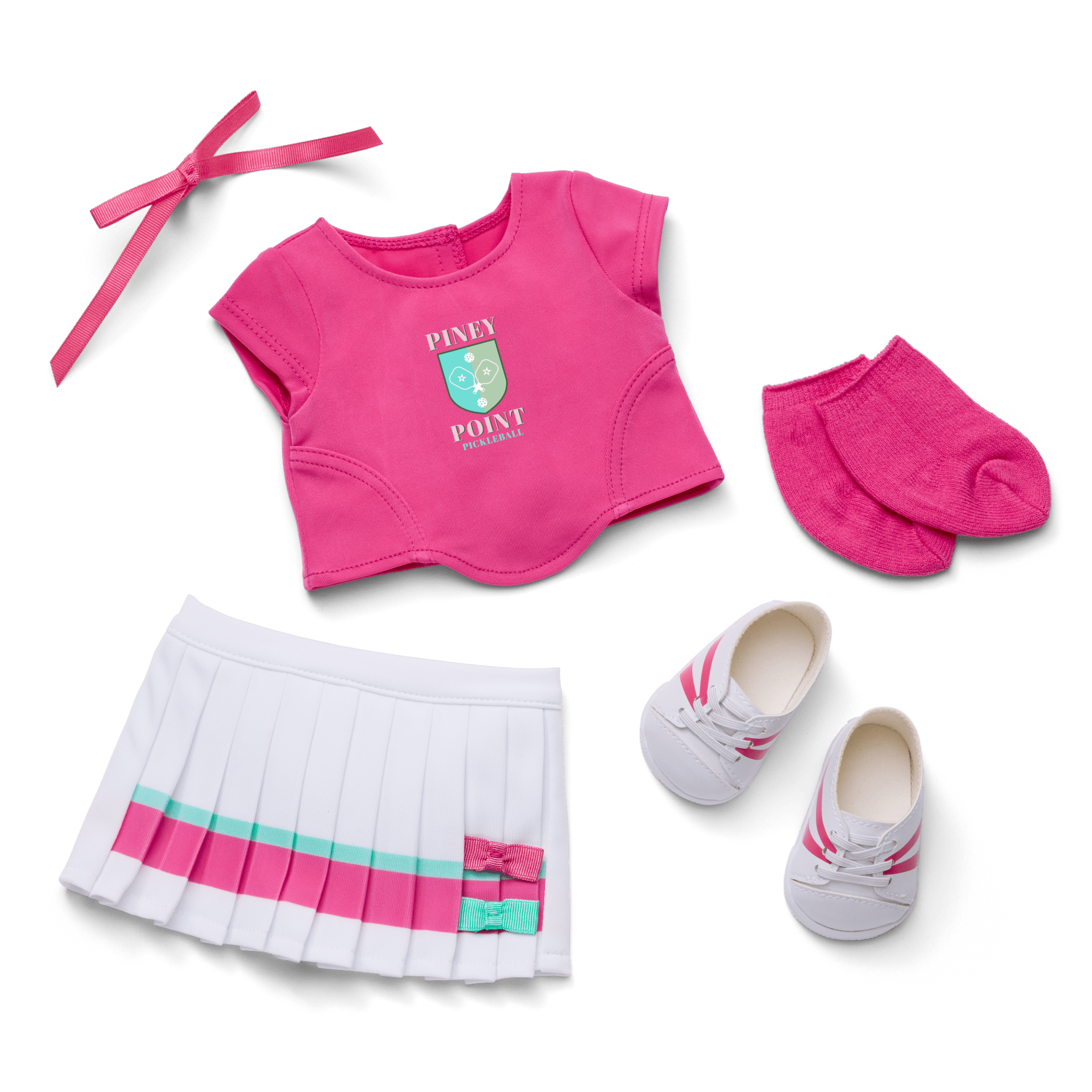 Raquel's Piney Point Pickleball Outfit For 18-Inch Dolls (Girl Of The Year 2026)