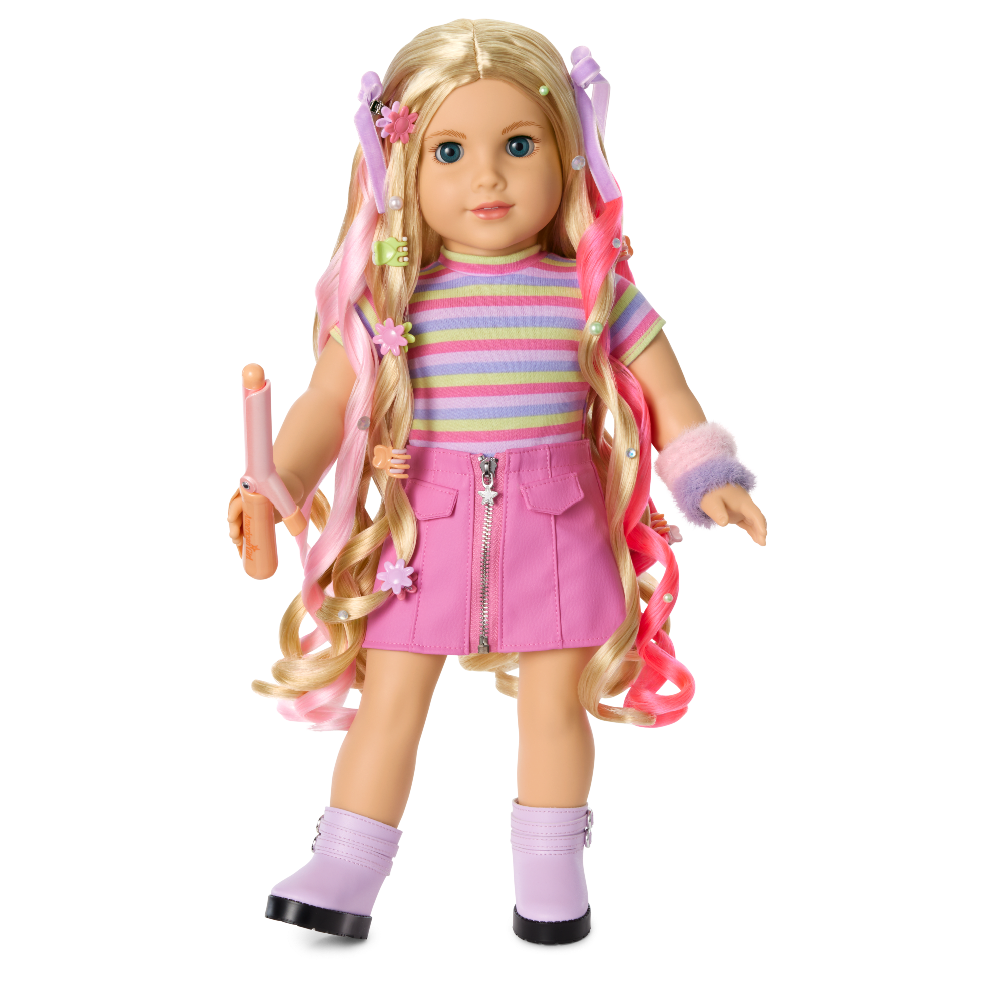 Long Hair Looks By Truly Me 18-Inch Doll #133 & Hair Accessories - Image 2