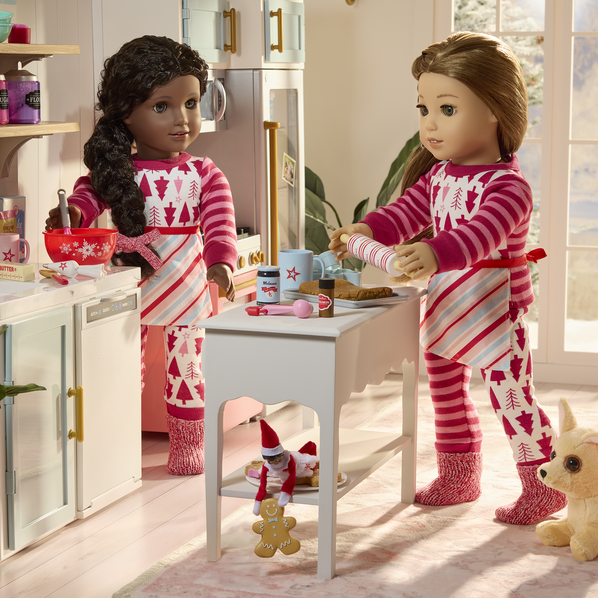 American Girl X Hanna Andersson Holiday Treetops Pajamas For 18-Inch Dolls - Image 10